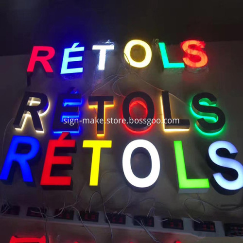 Custom Led Letters Wall Signs Wholesale